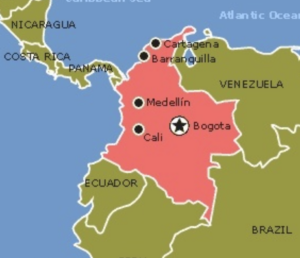 Map of Colombia